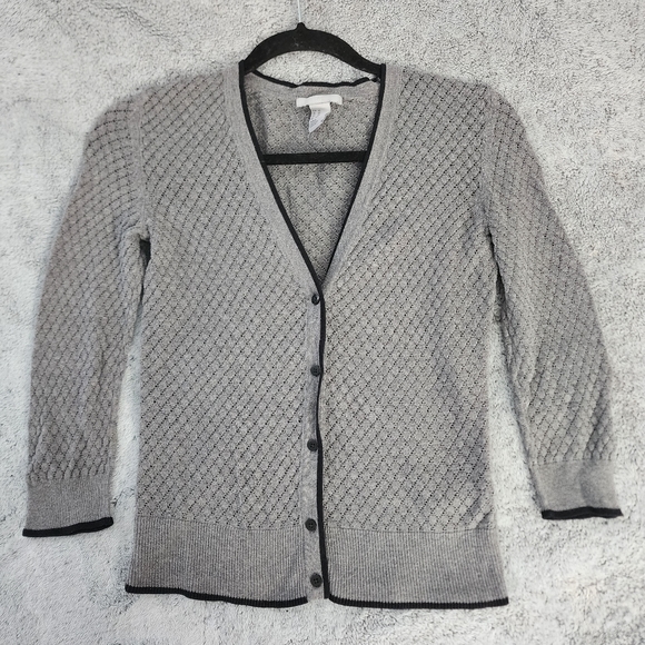 H&M Sweaters - H&M grey knitted cardigan